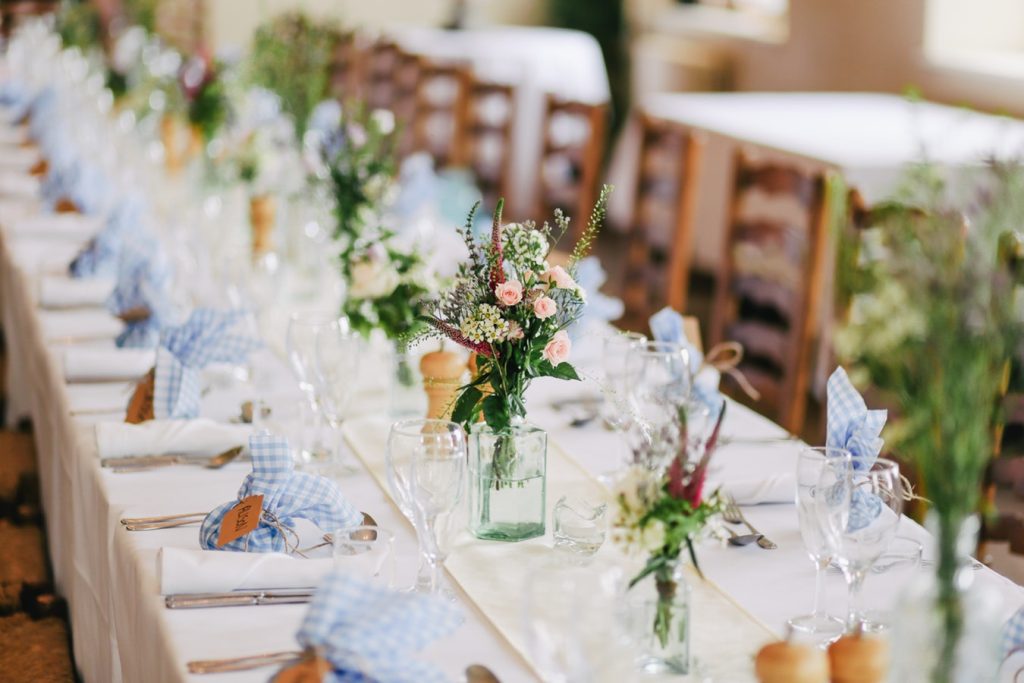 wedding table decoration